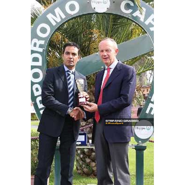 Roma 21 Settembre 2014 Capannelle Racecourse Carlo Fiocchi on Ginwar wins Premio Rumon Listed Race ph. Domenico Savi