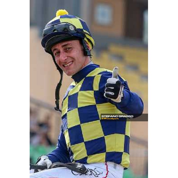 Roma 21 Settembre 2014 Capannelle Racecourse Carlo Fiocchi on Promissory Note wins Premio Epidendrum Scuderia EFFEVI ph. Domenico Savi