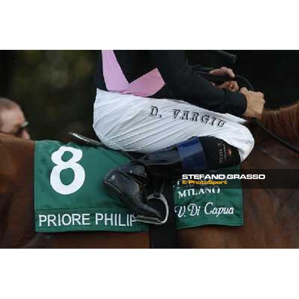 Dario Vargiu and Priore Philip win the Premio Vittorio di Capua Milano,San Siro racecourse,28th sept.2014 ph.Stefano Grasso/Trenno