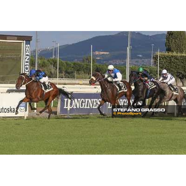 Roma 28 Settembre 2014 Capannelle Racecourse LISTED RACE Samuele Diana with Lucky Serena wins Premio Archidamia ph. Domenico Savi/Grasso