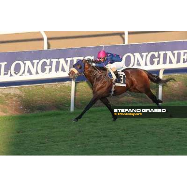 Rome Capannelle Racecourse Christian Di Napoli with Plusquemavie win the Premio Giorgio Giovagnoli photo Domenico Savi/GRASSO