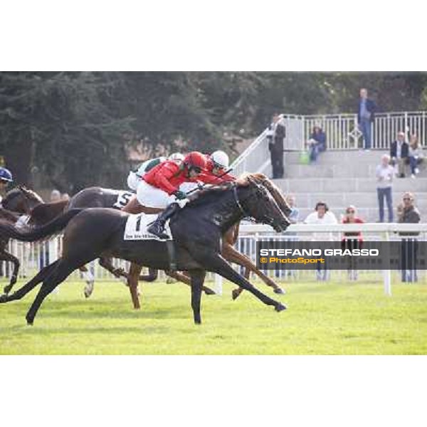 Avabin - Walter Gambarota - Premio Criterium Nazionale Milano-San Siro Racecourse,28th sept.2014 ph.Stefano Grasso/Trenno srl