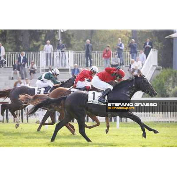 Avabin - Walter Gambarota - Premio Criterium Nazionale Milano-San Siro Racecourse,28th sept.2014 ph.Stefano Grasso/Trenno srl