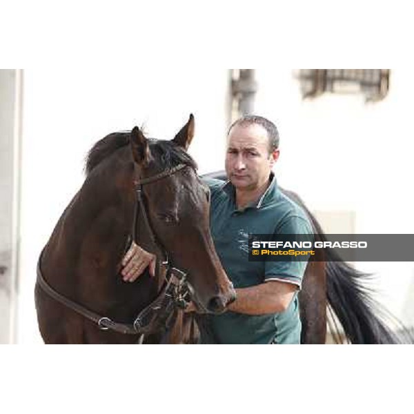 Avabin - Walter Gambarota - Premio Criterium Nazionale Milano-San Siro Racecourse,28th sept.2014 ph.Stefano Grasso/Trenno srl