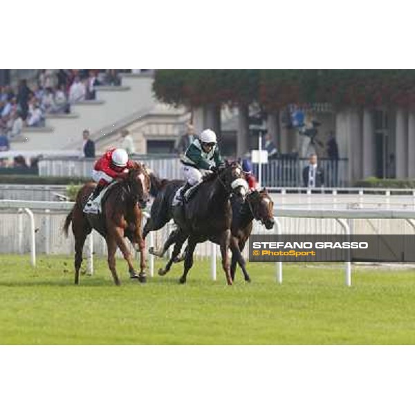 Avabin - Walter Gambarota - Premio Criterium Nazionale Milano-San Siro Racecourse,28th sept.2014 ph.Stefano Grasso/Trenno srl