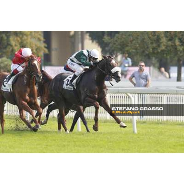 Avabin - Walter Gambarota - Premio Criterium Nazionale Milano-San Siro Racecourse,28th sept.2014 ph.Stefano Grasso/Trenno srl