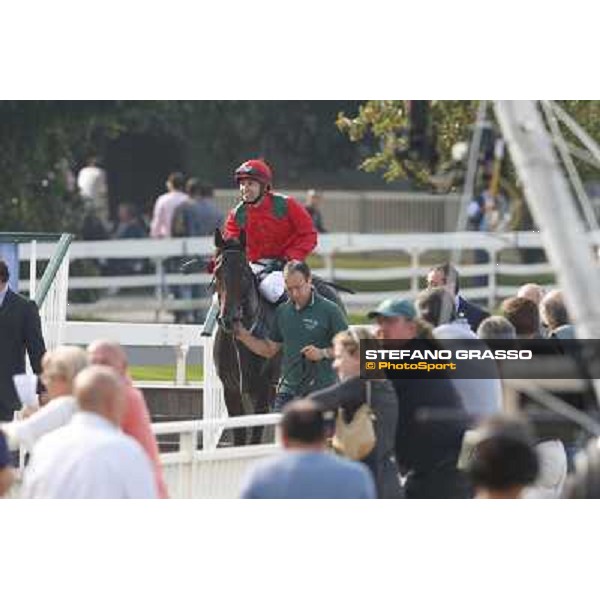 Avabin - Walter Gambarota - Premio Criterium Nazionale Milano-San Siro Racecourse,28th sept.2014 ph.Stefano Grasso/Trenno srl