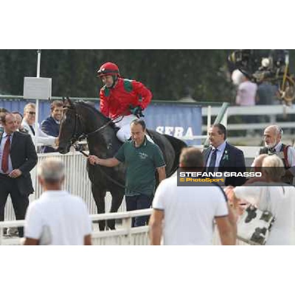 Avabin - Walter Gambarota - Premio Criterium Nazionale Milano-San Siro Racecourse,28th sept.2014 ph.Stefano Grasso/Trenno srl