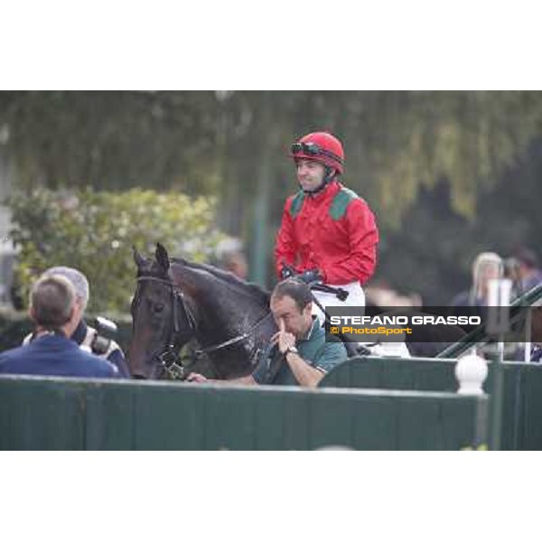 Avabin - Walter Gambarota - Premio Criterium Nazionale Milano-San Siro Racecourse,28th sept.2014 ph.Stefano Grasso/Trenno srl