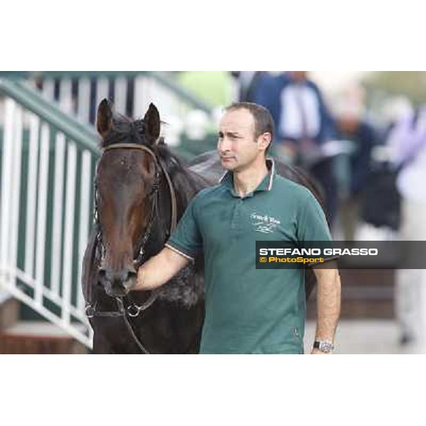 Avabin - Walter Gambarota - Premio Criterium Nazionale Milano-San Siro Racecourse,28th sept.2014 ph.Stefano Grasso/Trenno srl