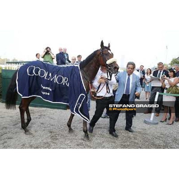 Mickael Barzalona - Sakamira - Premio Coolmore Milano-San Siro Racecourse,28th sept.2014 ph.Stefano Grasso/Trenno srl