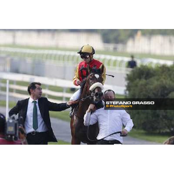 Mickael Barzalona - Sakamira - Premio Coolmore Milano-San Siro Racecourse,28th sept.2014 ph.Stefano Grasso/Trenno srl
