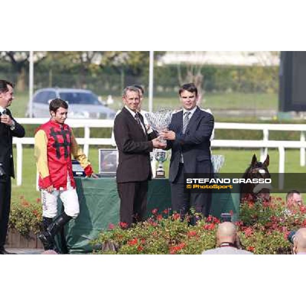 Prize giving ceremony of Premio Coolmore Milano-San Siro Racecourse,28th sept.2014 ph.Stefano Grasso/Trenno srl