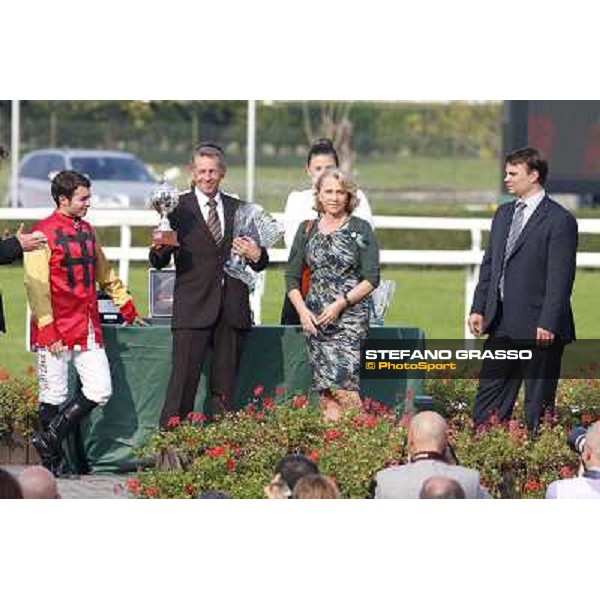 Prize giving ceremony of Premio Coolmore Milano-San Siro Racecourse,28th sept.2014 ph.Stefano Grasso/Trenno srl