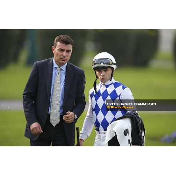 Endo Botti and Umberto Rispoli - Premio Marchese Ippolito Fassati Milano-San Siro Racecourse,28th sept.2014 ph.Stefano Grasso/Trenno srl