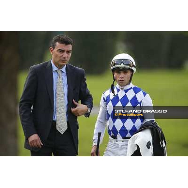 Endo Botti and Umberto Rispoli - Premio Marchese Ippolito Fassati Milano-San Siro Racecourse,28th sept.2014 ph.Stefano Grasso/Trenno srl