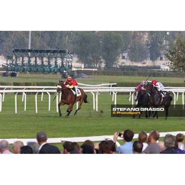 Thierry Thulliez - Ming Zhi Cosmos - Premio Sergio Cumani Milano-San Siro Racecourse,28th sept.2014 ph.Stefano Grasso/Trenno srl