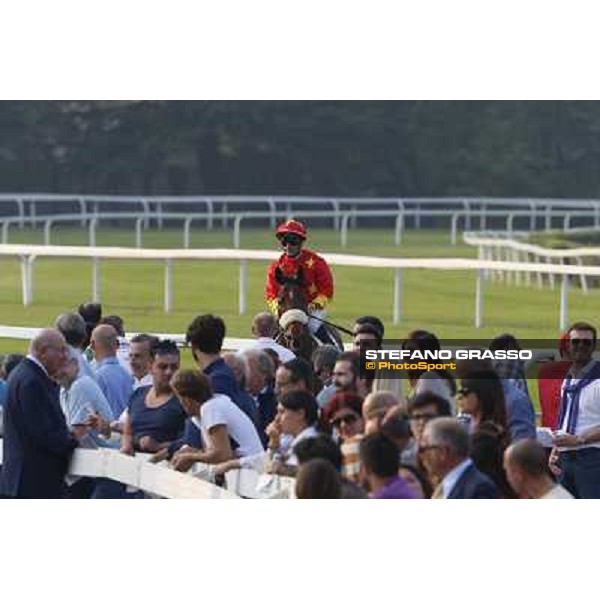 Thierry Thulliez - Ming Zhi Cosmos - Premio Sergio Cumani Milano-San Siro Racecourse,28th sept.2014 ph.Stefano Grasso/Trenno srl