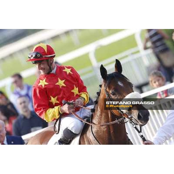 Thierry Thulliez - Ming Zhi Cosmos - Premio Sergio Cumani Milano-San Siro Racecourse,28th sept.2014 ph.Stefano Grasso/Trenno srl
