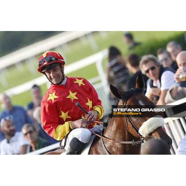 Thierry Thulliez - Ming Zhi Cosmos - Premio Sergio Cumani Milano-San Siro Racecourse,28th sept.2014 ph.Stefano Grasso/Trenno srl
