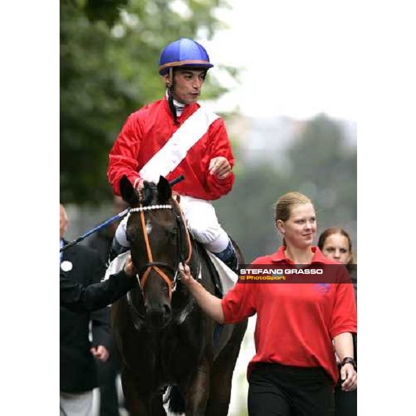 coming back for JB Eyquem on Confidential Lady winner of Prix du Calvados - Haras des Capucines Deauville, 20th august 2005 ph. Stefano Grasso