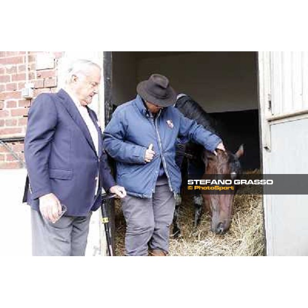 a morning with Treve,Criquette and Alec Head Chantilly,6th oct.2014 ph.Stefano Grasso
