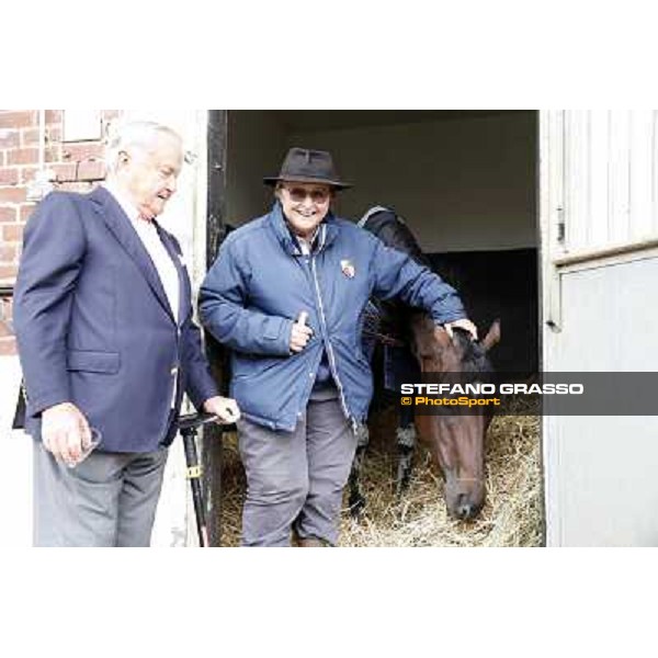 a morning with Treve,Criquette and Alec Head Chantilly,6th oct.2014 ph.Stefano Grasso