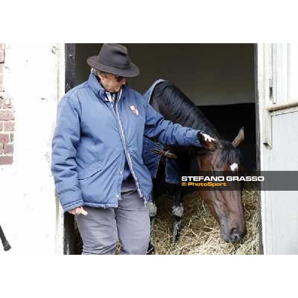 a morning with Treve,Criquette and Alec Head Chantilly,6th oct.2014 ph.Stefano Grasso