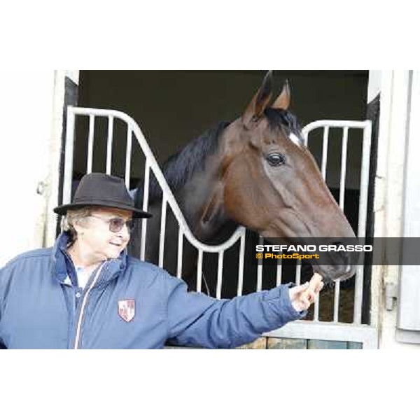 a morning with Treve,Criquette and Alec Head Chantilly,6th oct.2014 ph.Stefano Grasso