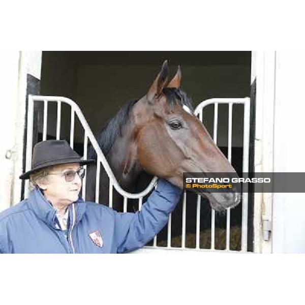 a morning with Treve,Criquette and Alec Head Chantilly,6th oct.2014 ph.Stefano Grasso