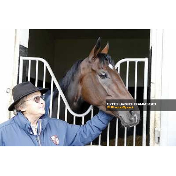 a morning with Treve,Criquette and Alec Head Chantilly,6th oct.2014 ph.Stefano Grasso