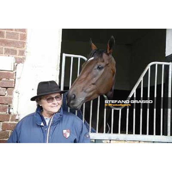 a morning with Treve,Criquette and Alec Head Chantilly,6th oct.2014 ph.Stefano Grasso
