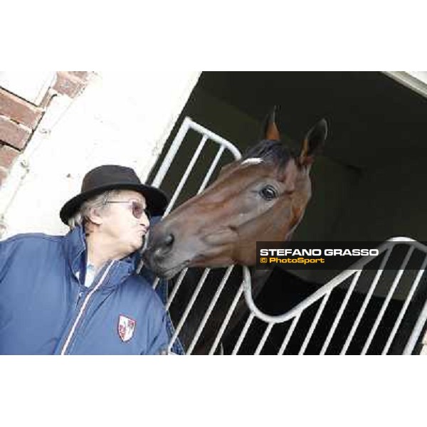 a morning with Treve,Criquette and Alec Head Chantilly,6th oct.2014 ph.Stefano Grasso