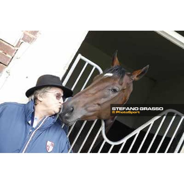 a morning with Treve,Criquette and Alec Head Chantilly,6th oct.2014 ph.Stefano Grasso