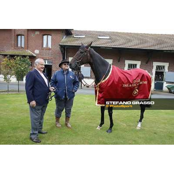 a morning with Treve,Criquette and Alec Head Chantilly,6th oct.2014 ph.Stefano Grasso
