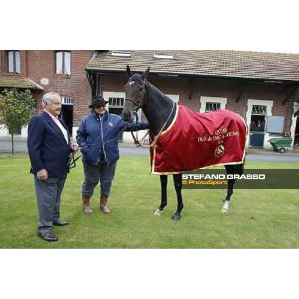 a morning with Treve,Criquette and Alec Head Chantilly,6th oct.2014 ph.Stefano Grasso