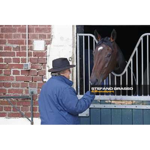 a morning with Treve,Criquette and Alec Head Chantilly,6th oct.2014 ph.Stefano Grasso