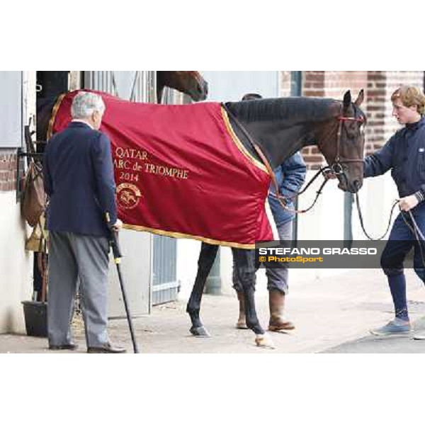 a morning with Treve,Criquette and Alec Head Chantilly,6th oct.2014 ph.Stefano Grasso