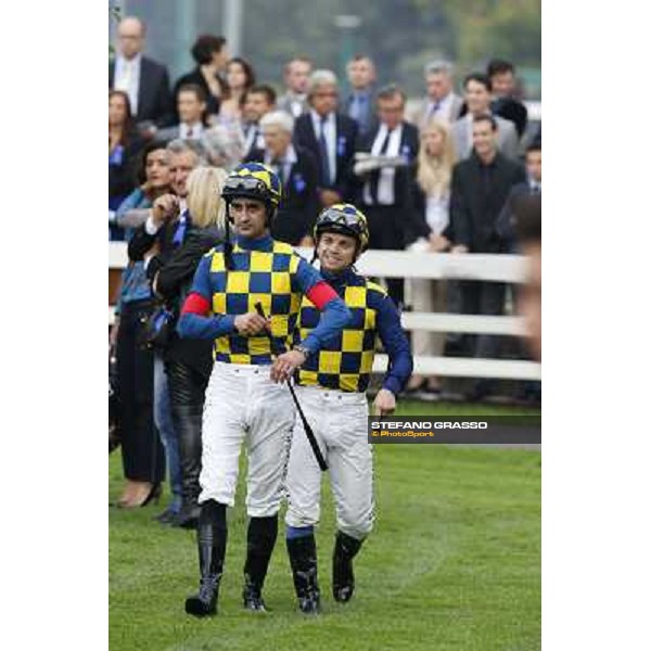 Gran Criterium - Fabio Branca and Umberto Rispoli Milan, San Siro racecourse,12 ottobre 2014 photo Stefano Grasso/Trenno srl