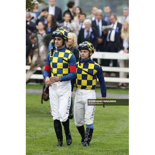 Gran Criterium - Fabio Branca and Umberto Rispoli Milan, San Siro racecourse,12 ottobre 2014 photo Stefano Grasso/Trenno srl