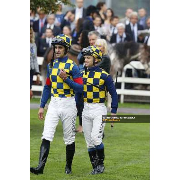 Gran Criterium - Fabio Branca and Umberto Rispoli Milan, San Siro racecourse,12 ottobre 2014 photo Stefano Grasso/Trenno srl