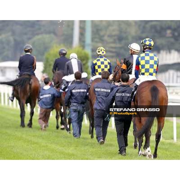 Gran Criterium - The parade Milan, San Siro racecourse,12 ottobre 2014 photo Stefano Grasso/Trenno srl