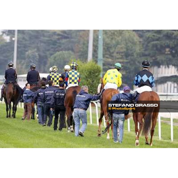Gran Criterium - The parade Milan, San Siro racecourse,12 ottobre 2014 photo Stefano Grasso/Trenno srl