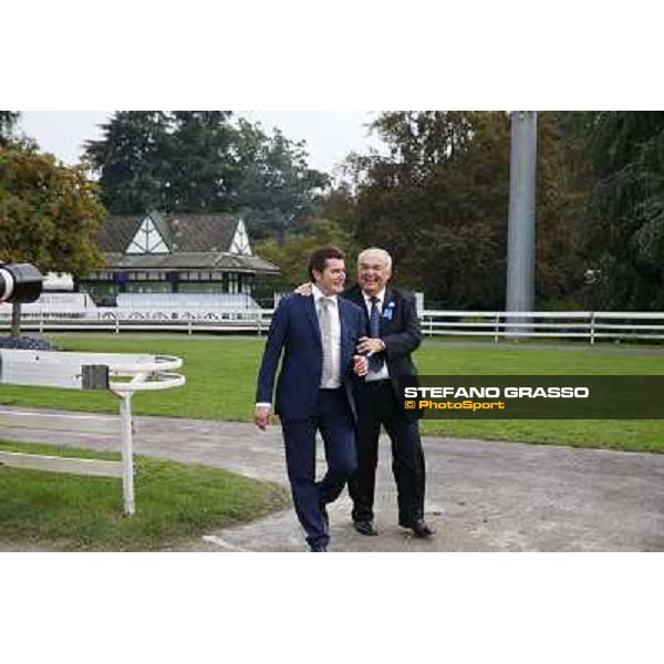 Felice Villa with Stefano Botti Milan, San Siro racecourse,12 ottobre 2014 photo Stefano Grasso/Trenno srl