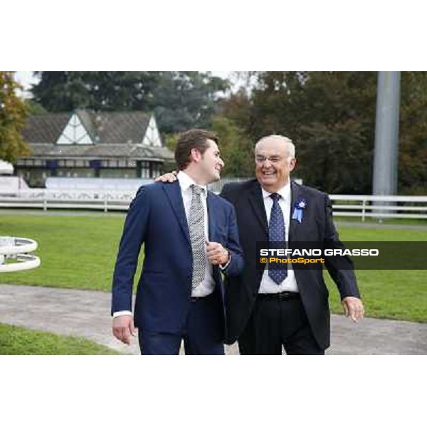 Felice Villa with Stefano Botti Milan, San Siro racecourse,12 ottobre 2014 photo Stefano Grasso/Trenno srl