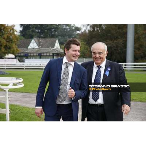 Felice Villa with Stefano Botti Milan, San Siro racecourse,12 ottobre 2014 photo Stefano Grasso/Trenno srl