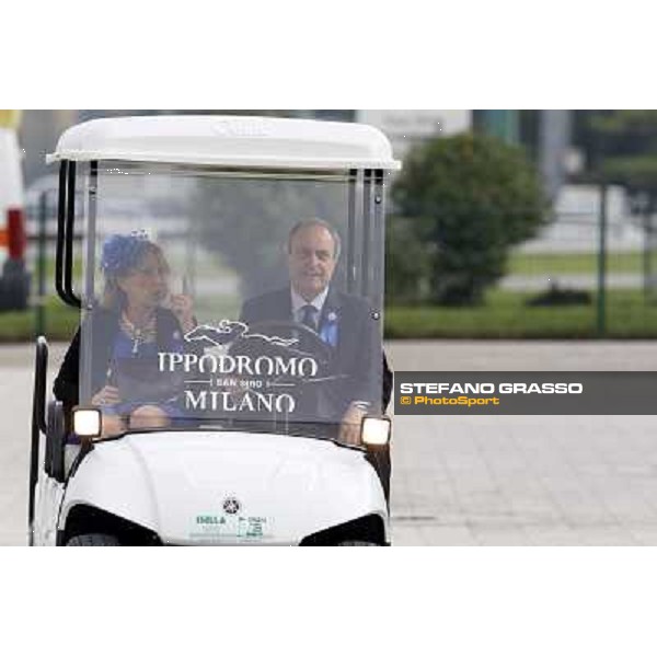 Gran Criterium - A touch of blue - Giorgio Sandi and Carla Rocca Milan, San Siro racecourse,12 ottobre 2014 photo Stefano Grasso/Trenno srl
