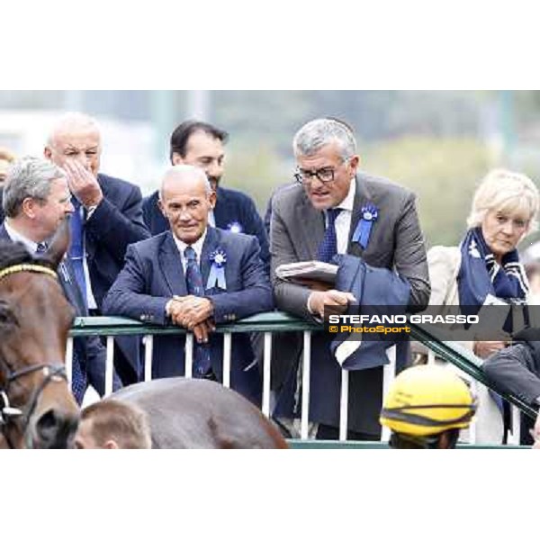 Gran Criterium - A touch of blue - Francesco Ruffo della Scaletta and Gianfranco Dettori Milan, San Siro racecourse,12 ottobre 2014 photo Stefano Grasso/Trenno srl
