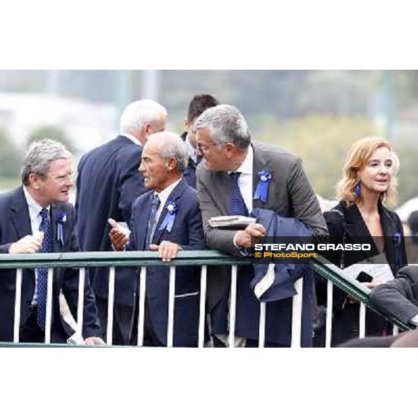 Gran Criterium - A touch of blue - Francesco Ruffo della Scaletta and Gianfranco Dettori Milan, San Siro racecourse,12 ottobre 2014 photo Stefano Grasso/Trenno srl