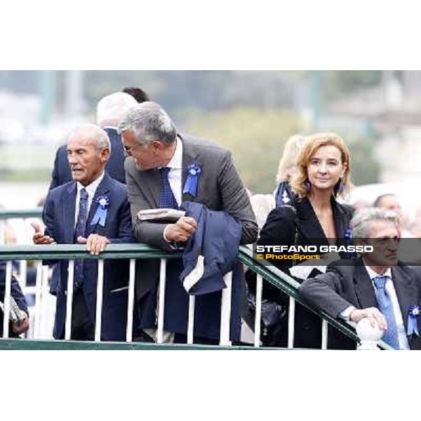 Gran Criterium - A touch of blue - Francesco Ruffo della Scaletta and Gianfranco Dettori Milan, San Siro racecourse,12 ottobre 2014 photo Stefano Grasso/Trenno srl